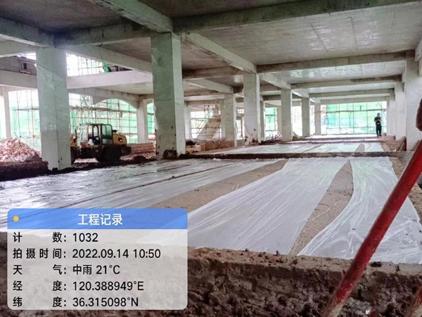 山东.青岛—房心土流态固化土回填 