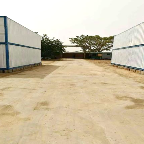 非洲.沙漠—仓储场地—沙土固化 