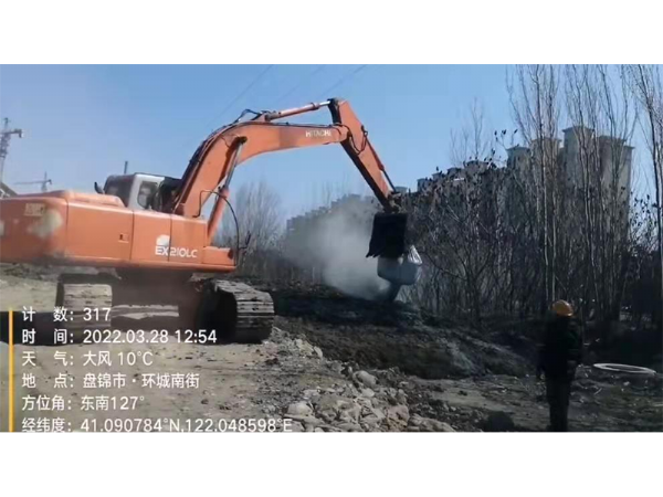 辽宁.盘锦—生活污泥固化作种植土 